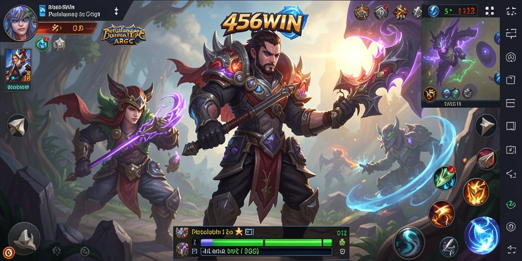 Tampilan gameplay seru di dunia fantasi ARPG 456WIN.