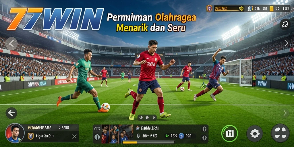 Gameplay seru dalam 77WIN dengan berbagai cabang olahraga.