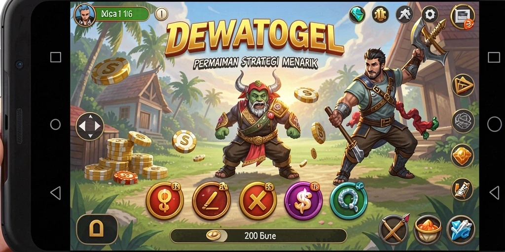 Tampilan gameplay DEWATOGEL yang menarik dan penuh tantangan.