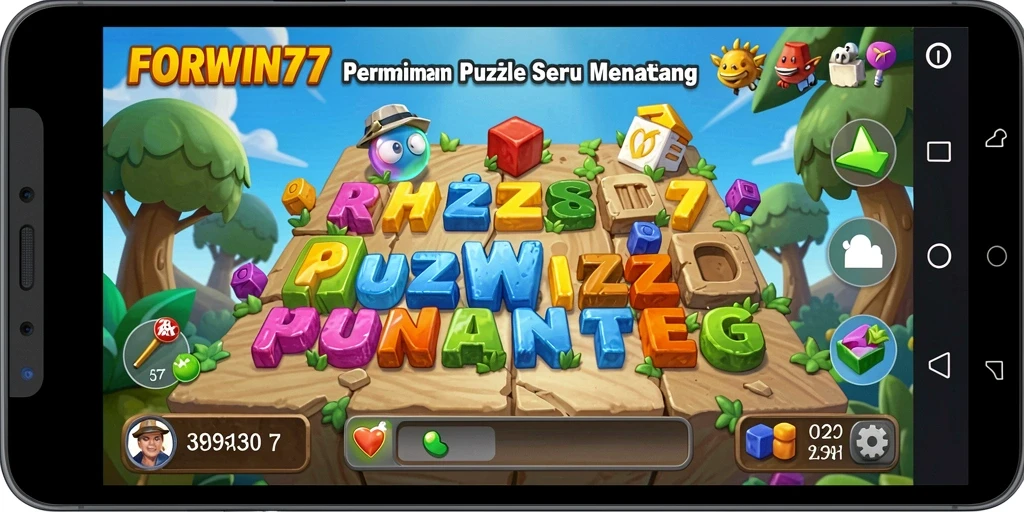 Gameplay <strong>FORWIN77</strong> yang menantang dengan grafik cerah.