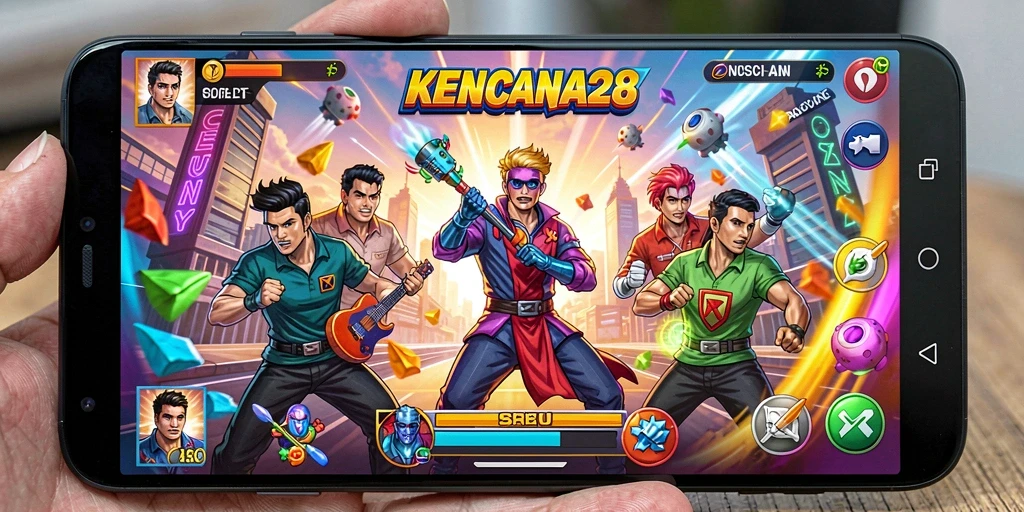 Tampilan gameplay seru KENCANA28 dengan berbagai tantangan.
