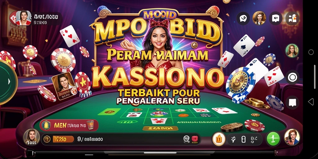 Screenshot permainan Kasino MPOID menampilkan suasana bermain yang seru.