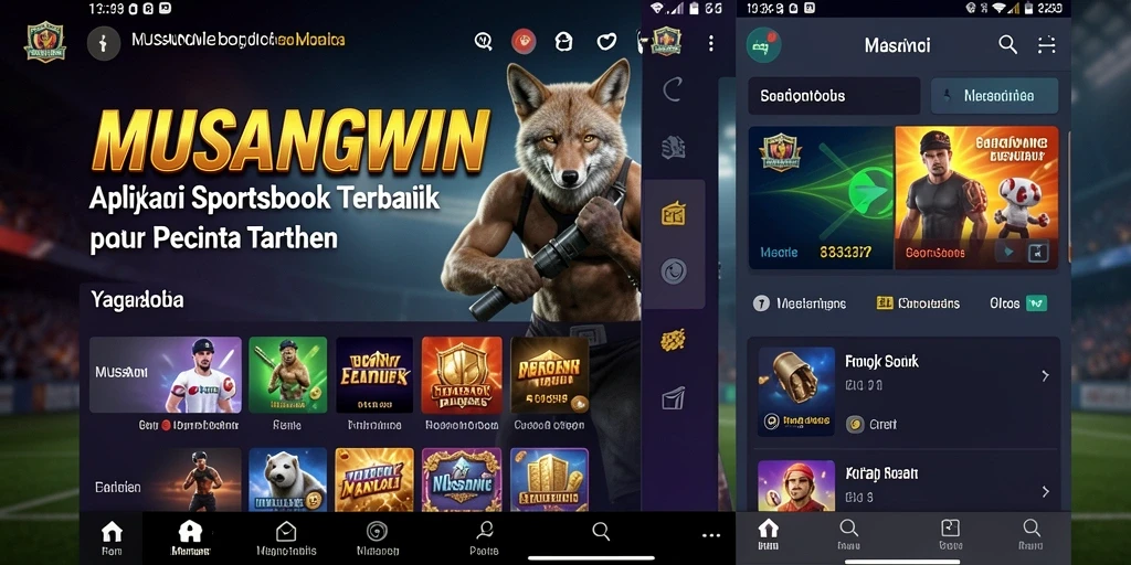 Gameplay menarik dalam aplikasi taruhan MUSANGWIN.