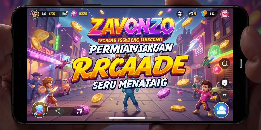 Tampilan gameplay seru ZAVONZO dengan tantangan menarik.
